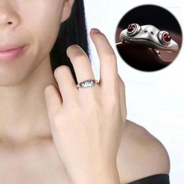 Cluster Rings High Quality Creative Frog Ring Women Men Retro Personality Jewelry Gift