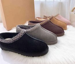 Slippers Tasman Popular Tazz Women Ug Gs Boots Ankle Ultra Mini Casual Warm with Card Dustbag Free Transshipment Lie Soft and thick ai Soft and thick