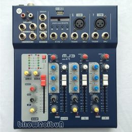 Freeshipping Mini Audio Mixer F4 Small Mixing Console 4 Channel Ldosm