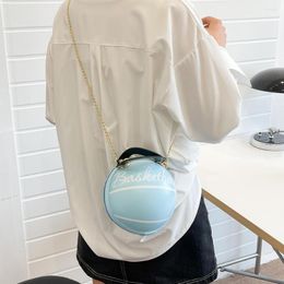 Evening Bags Basketball Football Shaped Shoulder For Women Chain Casual Zipper Totes