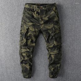 Men's Pants Mens Fashion Sports Hiking Cargo Camouflage Overalls Joggers Sweatpants Casual Tapered Track Loose Trousers