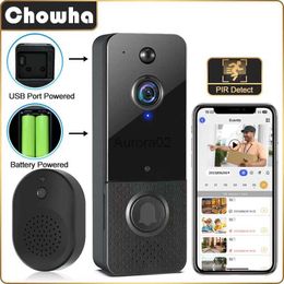 Doorbells WiFi Video Intercom Door Bell Camera Outdoor Wireless Smart Home Security Doorbell Camera Motion Detection 2-Way Audio WiFi Bell YQ231111