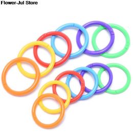 Other Desk Accessories 20Pcs 28mm circular loose leaf simple ring notebook binding plastic DIY po album 230410