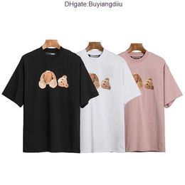T shirt Designer tshirt Palm shirts for Men Boy Girl sweat Tee Shirts Printing Bear Oversize Breathable Casual Angels T-shirts 100% Pure Cotton Size L XL NV3P YUNV