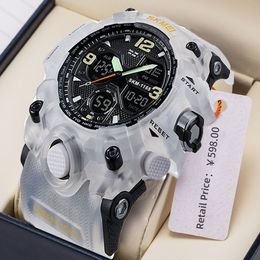 Wristwatches SKMEI Mens Watches Fashion Sports Military Quartz Digital Waterproof Swim Stopwatch Clock Man Relogio Masculino 230410