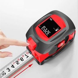 laser distance rangefinder meter range finder 40M tape measure digital retractable 5m Ruler Survey tool Sdoca