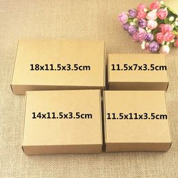 Gift Wrap 50pcslot Kraft Paper Packing Boxes Blank Soap Jewellery WeddingParty Candycarftaccessories Storage 230411