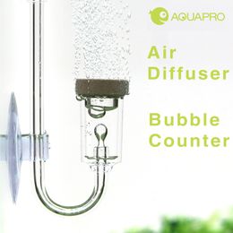 Aquapro Air Diffuser Atomizer Bubble Counter Stone Cheque Valve For Aquarium Fish Tank Mini Nano Generator Oxygen Philtre Pump