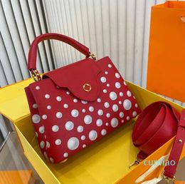 handbag designer bag women classic imitation brand stitching leather one-shoulder cambridge bag versatile commuter party dinner