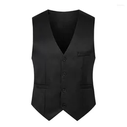 Men's Vests Fashion Suit Vest Slim Fit Kam Shoulder Tank Top Korean Version Horse Jacket Trendy And Handsome