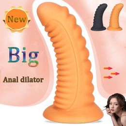 Anal Toys latest huge anal plug super soft silicone dildo anal plug Anal beads Prostate massage big butt plug sex toys for men women 230410