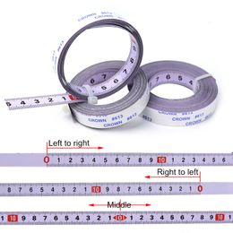 Tape Measures Self-adhesive Tape Measure Steel Tape Ruler Metric Scale 1M-5M Length For T-track Router Table Saw Household Measuring Tools 230410