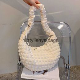 Shoulder Bags Handbags Drawstring Pleated Strap Women's Messenger Bags Large Capacity Female Tote Shoulder Bag Tote Travel Handbagsstylishyslbags