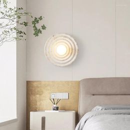 Wall Lamps Mounted Lamp Nordic Luminaria Led Modern Finishes Switch Antler Sconce Antique Wooden Pulley