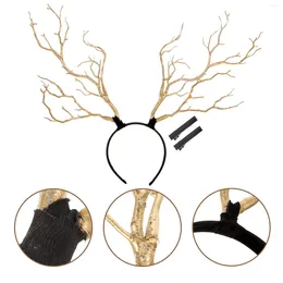 Bandanas Forest Headband Hair Cuff Simulated Branch Decor Props Hoops Plastic Antler Ornament Festival Female