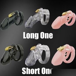 Male Plastic Chastity Padlock Lock Penis Ring Cock Cages Virginity Belt Toy For Men Sleeve Padlock3003 Drop Delivery Dhivd