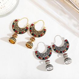 Dangle Earrings Statement For Women Accessories Bollywood Pendant Drop Earring Trendy Ear Rings Girl Jewellery Boho