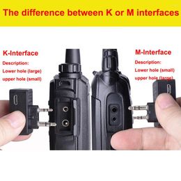 Walkie Talkie Headset Bluetooth-compatible 2 Way Radio Rechargeable Indicator Light Battery Operated Earpiece Earphone