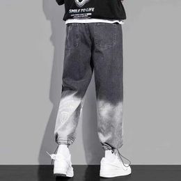 Men's Pants High quality Fashion Men's Cargo pants Hip Hop Streetwear Jogging Pants Men Casual Elastic Waist Men Clothing Trousers W0414