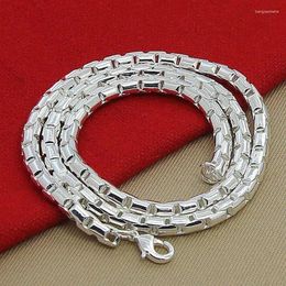 Chains Refined Statement Men's 925 Sterling Silver Fashion 4mm Women Jewelry Necklace