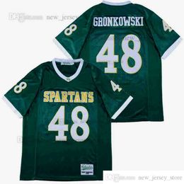 DIY Design Retro Movie # 48 ROB GRONKOWSKI Jersey Custom Stitched College Football Jerseys