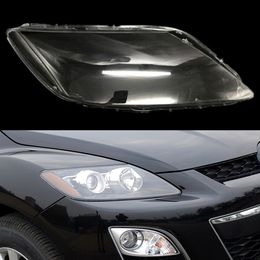 For Mazda CX-7 2008~2016 Front Headlamps Transparent Cover Lampshade Lamp Shell Masks Headlight Cover Lens Headlight Glass Case