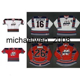 Weng Mens Womens Kids Customize ECHL Kalamazoo 16 Shattock 26 Biggs Stitched Cheap Hockey Jerseys Goalit Cut vintage rare