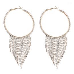 Hoop Earrings Street Phirrigator Tipsr10 PCS/50 Pcsrendo Vintage Crystal Chandelier Rhinestone Copper Glass