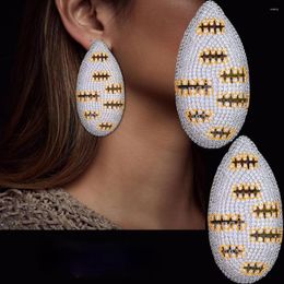 Dangle Earrings Luxury MAXI SIZE Big For Women Wedding PUPA Design Cubic Zirconia DUBAI Bridal Earring Jewelry Accessories2023