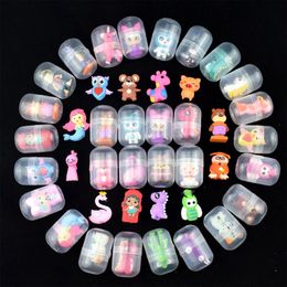 Blind box 5pcs10pcs 32mm Children Mini Little Animal Toys Funny Pet Ball Egg Dolls Gift Capsule For Vending Machine Kids Toy 230410