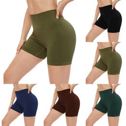 Women's Shorts Legging High Waisted For Women Solid Colour Workout Yoga Womens Running Short Crazy Little Girls