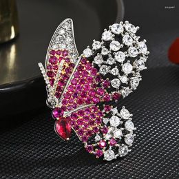 Brooches Two-color Butterfly Women's High-end Texture Insect Pins Elegant Temperament Design Corsage Personality Accessories