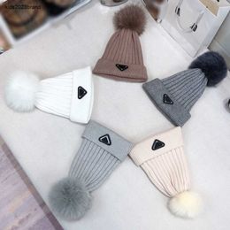 New Newborn Crochet Hats winter designer Multi Colour optional kids hat fur ball decoration Knitted baby caps Nov10