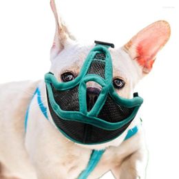 Dog Collars Puppy Muzzles Mouth Mesh Cover For Reusable Anti-Biting Anti-Barking Licking Pet No Bark Muzzle Small
