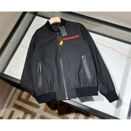 22ss Spring and Autumn New Light Weight Stand Collar Thin Waterproof Jacket p Home High End