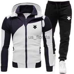 Men's Tracksuits Men's flat hat and pants set basic multi-functional sweater set casual set Korean luxury winter clothing autumn and winter f J231111