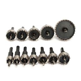 Freeshipping 12Pcs/lot Hole Saw Tooth Kit HSS Steel Core Drill Bit Set Cutter Tool For Metal Wood Alloy Jxncx