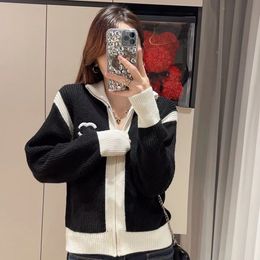 Womens Designer Sweaters Sweater Knit sweatshirt crew neck Long Slevee Cardigan Hoodie letter embroidery Clothing Casual Autumn and winter Warm Tops