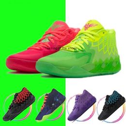 MB011 High Quality Wholesale LaMelo Ball MB.01 Men Basketball Shoes Pumps Black Blast Buzz City LO UFO Not From Here Queen City Rick and Morty Rock Ridge Red Mens Desi