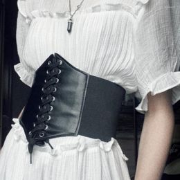 Belts Corset Wide For Women Pu Leather Slimming Body Waistband Elastic Waist Cinto Sobretudo Feminino Ceinture Femme Fajas