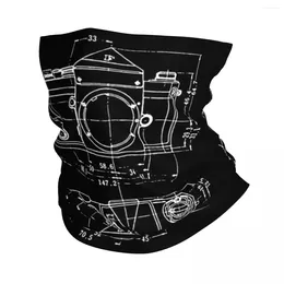 Scarves Super Fashion Camera Patent Shirt For Pographer Bandana Neck Gaiter Mask Scarf Warm Headwear Fishing Men Women Adult Winter
