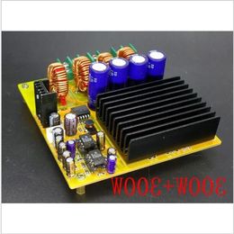 Freeshipping 2x300W TAS5630 dual-channel Class D digital power amplifier board with AD827 pre-HIFI Mpwkv