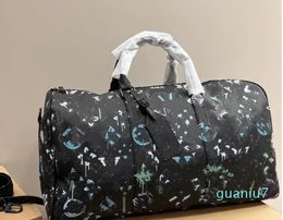 Men KEEPALL BANDOULIERE 50 travel bag Duffel Luggage bags designer travelling handbag women Shoulder crossbody