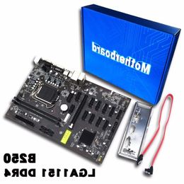 Freeshipping Mining Board B250 Mining Expert Motherboard Video Card Interface Supports GTX1050TI 1060TI Designed For Crypto Mining Dnksu