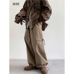 Men's Pants Japanese Streetwear Khaki Cargo Pants Men Harajuku High Quality Baggy Pants Vintage Casual Work Wear Korean Trend Trousers Male 231110