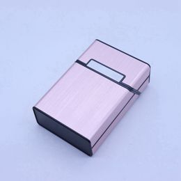 Colorful Aluminium Plastic Cigarette Case House Dry Herb Tobacco Spice Miller Storage Box Portable Flip Cover Stash Cases Innovative Smoking Holder Container