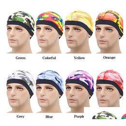 Fast 8 Colours Invisible Polyester Hair Caps Dome Wave Hats Mens Base Wig Hat Drop Delivery Dhxad