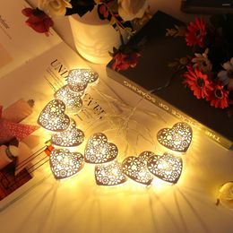 Strings LED Fairy Light 1.65m/3 Meter Love Heart Romantic Lights USB Battery Operated Party Holiday Supplies Valentines Day Decorations