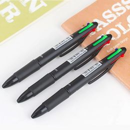 Pc 4 In1 Ballpoint Pen Push-type 0.7mm Red Mark Supply Office Writing Student Black Blue Green Core Sch A1m2