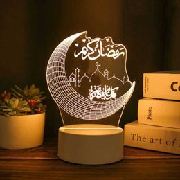 Novelty Items Eid Ornament Light 2023 Eid Mubarak Ramadan Decoration for Home Ramadan Kareem Mubarak Eid Al Adha Islamic Muslim Party Decor Z0411